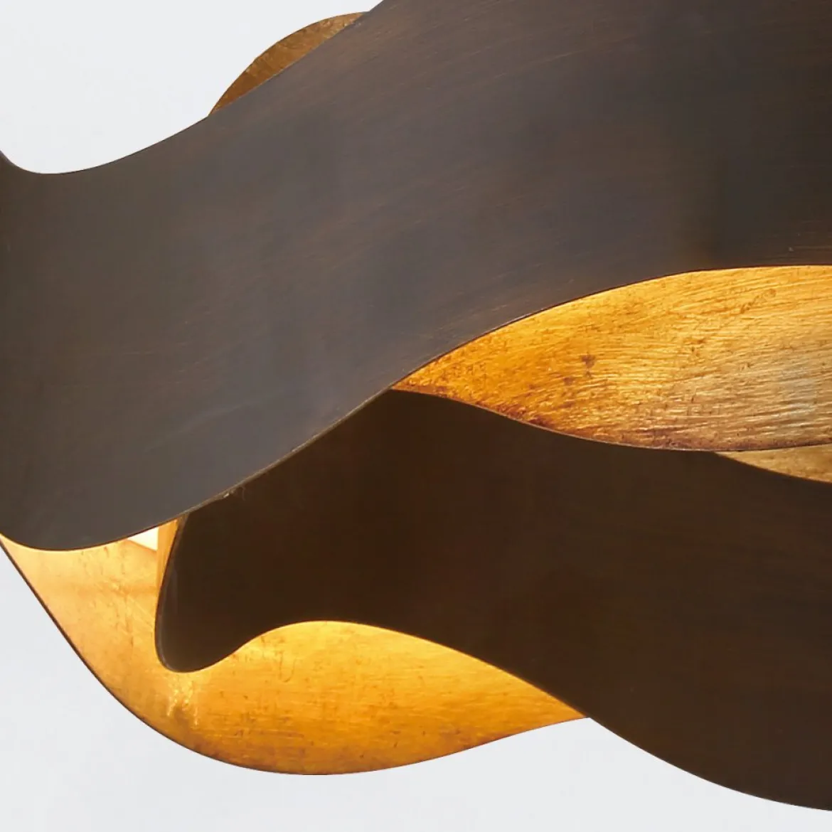 Elstead Lighting Kronleuchter VAUGHAN 850mm Bronze und Gold 3000K