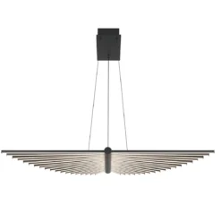 Elstead Lighting Kronleuchter SERAPH Mattschwarz 3000K