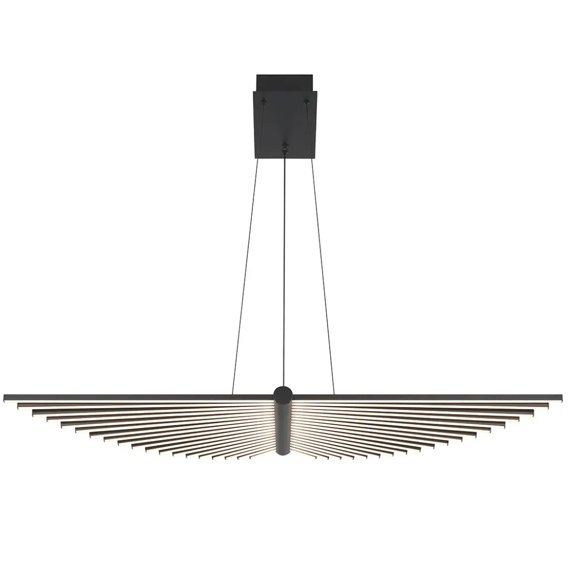 Elstead Lighting Kronleuchter SERAPH Mattschwarz 3000K