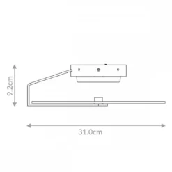 Elstead Lighting LED Decken- und Wandleuchte Nuvola 31cm Gold 3000K