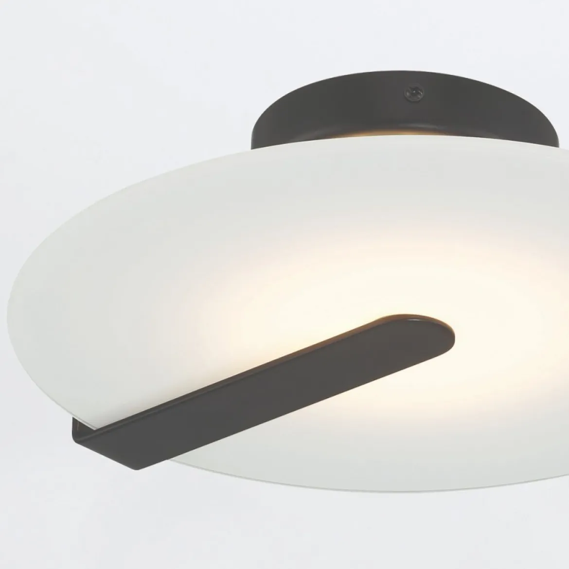 Elstead Lighting LED Decken- und Wandleuchte Nuvola 31cm Mattschwarz 3000K
