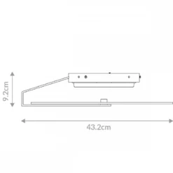 Elstead Lighting LED Decken- und Wandleuchte Nuvola Gold 3000K