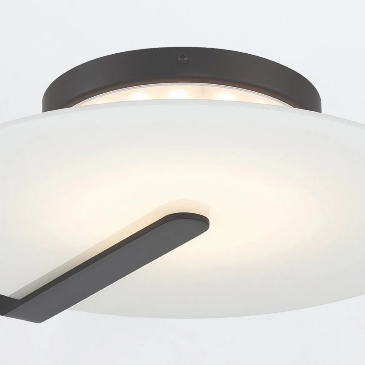 Elstead Lighting LED Decken- und Wandleuchte Nuvola Mattschwarz 3000K