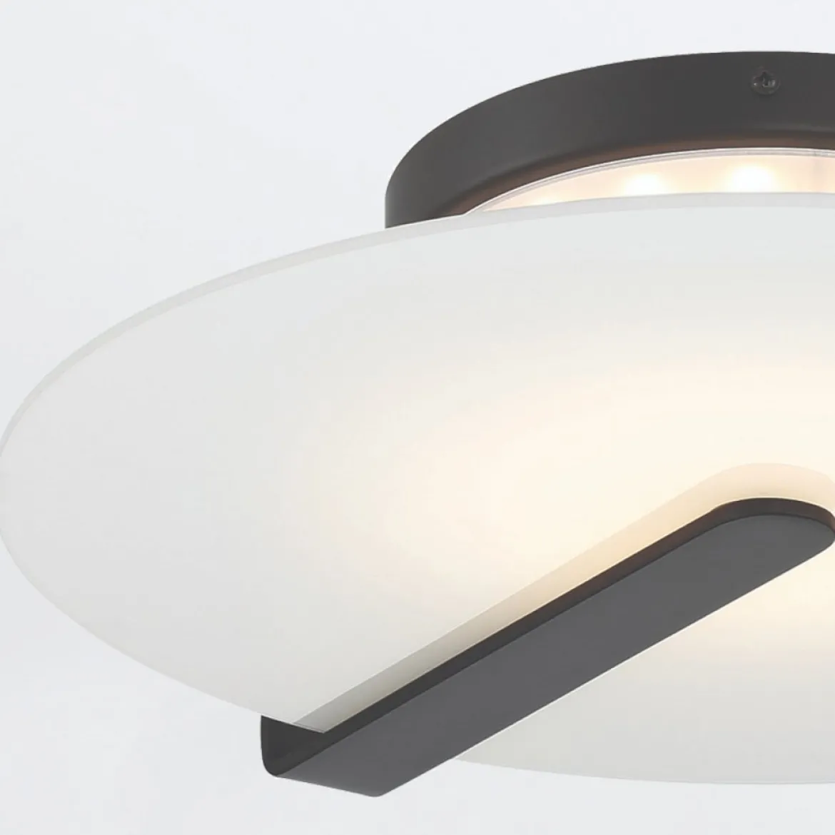 Elstead Lighting LED Decken- und Wandleuchte Nuvola Mattschwarz 3000K