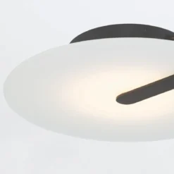Elstead Lighting LED Decken- und Wandleuchte Nuvola Mattschwarz 3000K