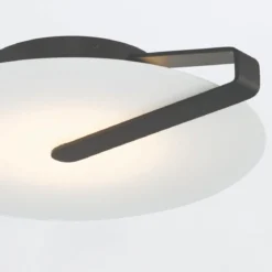 Elstead Lighting LED Decken- und Wandleuchte Nuvola Mattschwarz 3000K
