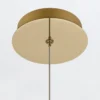 Elstead Lighting LED Pendelleuchte Atomo 1-flammig Gold gebürstet 3000K