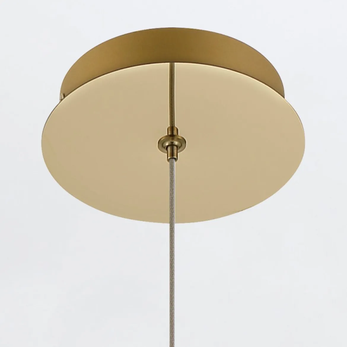 Elstead Lighting LED Pendelleuchte Atomo 1-flammig Gold gebürstet 3000K