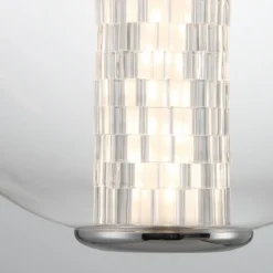 Elstead Lighting LED Pendelleuchte Atomo 1-flammig chrom poliert 3000K