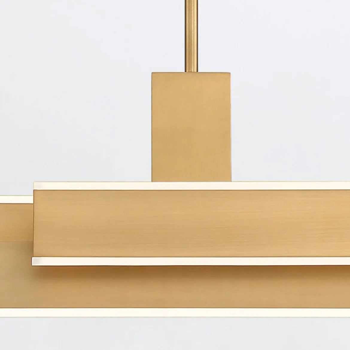 Elstead Lighting LED Pendelleuchte Cameno linear Gold 3000K