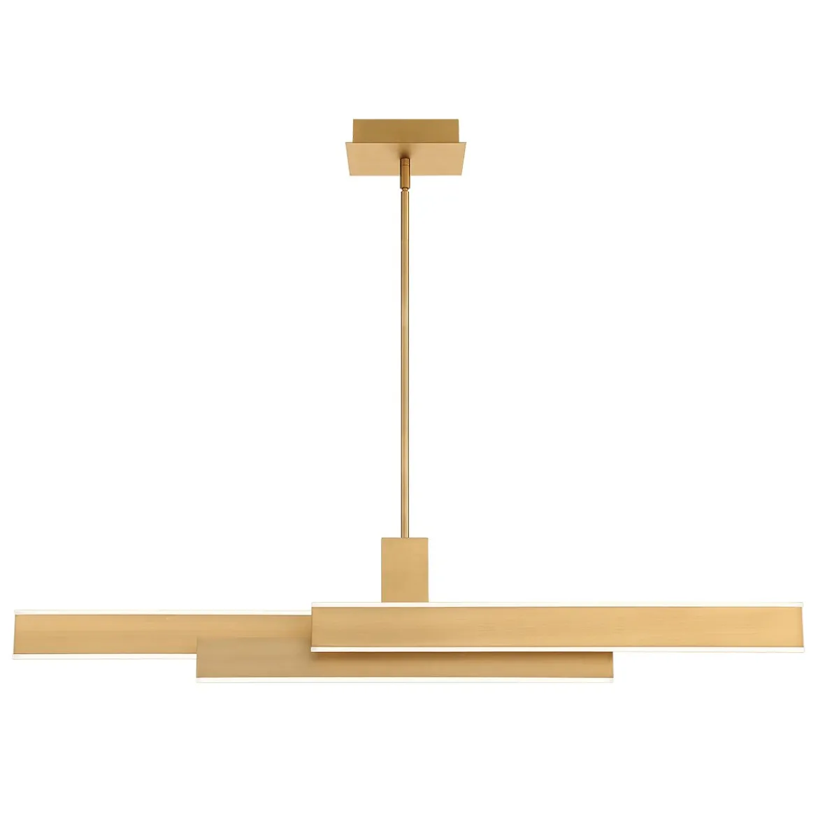 Elstead Lighting LED Pendelleuchte Cameno linear Gold 3000K