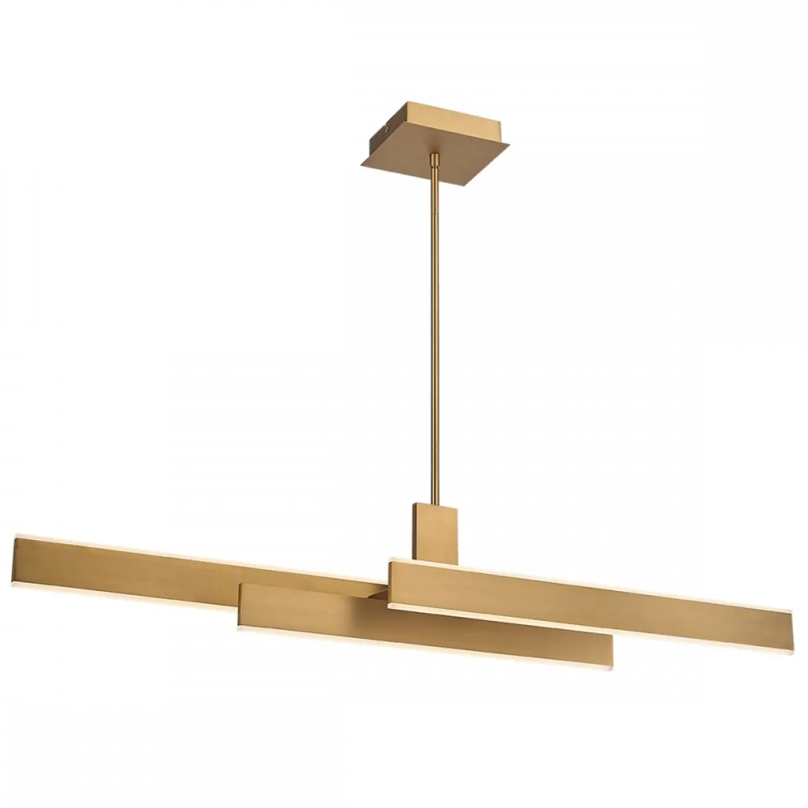 Elstead Lighting LED Pendelleuchte Cameno linear Gold 3000K