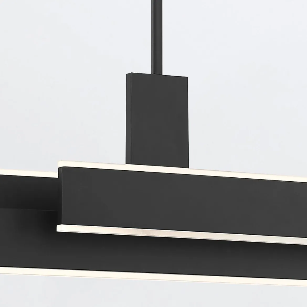 Elstead Lighting LED Pendelleuchte Cameno linear Mattschwarz 3000K