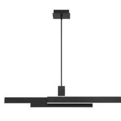 Elstead Lighting LED Pendelleuchte Cameno linear Mattschwarz 3000K