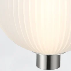 Elstead Lighting LED Pendelleuchte Palmas 1-flammig Poliertes Nickel 3000K