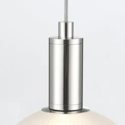 Elstead Lighting LED Pendelleuchte Palmas 1-flammig Poliertes Nickel 3000K
