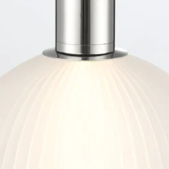 Elstead Lighting LED Pendelleuchte Palmas 1-flammig Poliertes Nickel 3000K