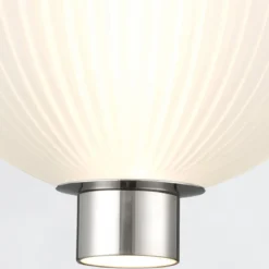 Elstead Lighting LED Pendelleuchte Palmas 2-flammig 3000K Poliertes Nickel