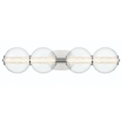Elstead Lighting LED Wandleuchte Atomo 4-flammig Chrom poliert 3000K