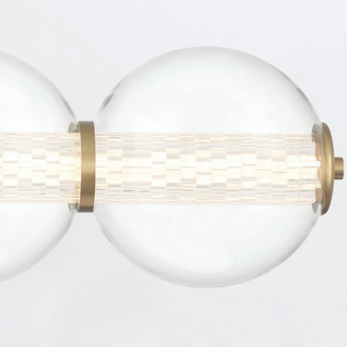 Elstead Lighting LED Wandleuchte Atomo 4-flammig Gold gebürstet 3000K