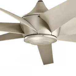 Elstead Lighting Lehr Deckenventilator Silber