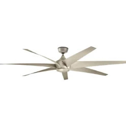 Elstead Lighting Lehr Deckenventilator Silber