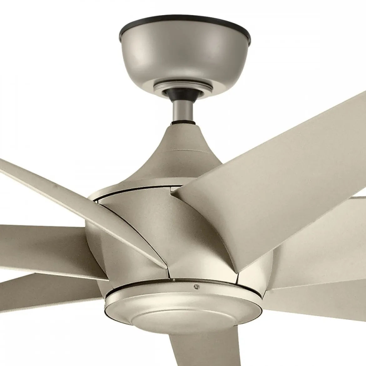 Elstead Lighting Lehr Deckenventilator Silber