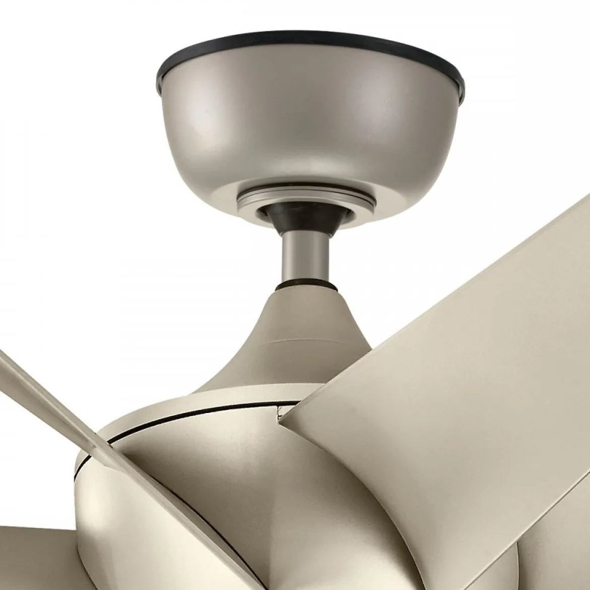Elstead Lighting Lehr ll Deckenventilator Silber