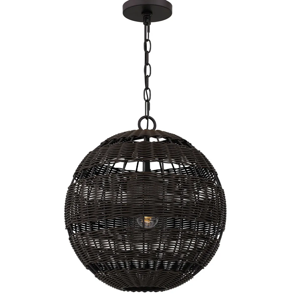 Elstead Lighting Lindendale Pendelleuchte 1-lammig Western Bronze 405mm
