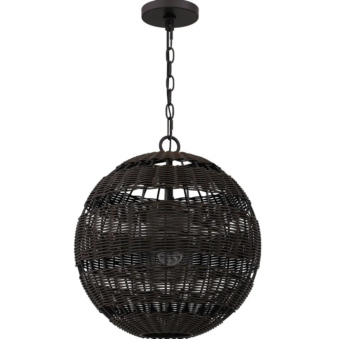Elstead Lighting Lindendale Pendelleuchte 1-lammig Western Bronze 405mm