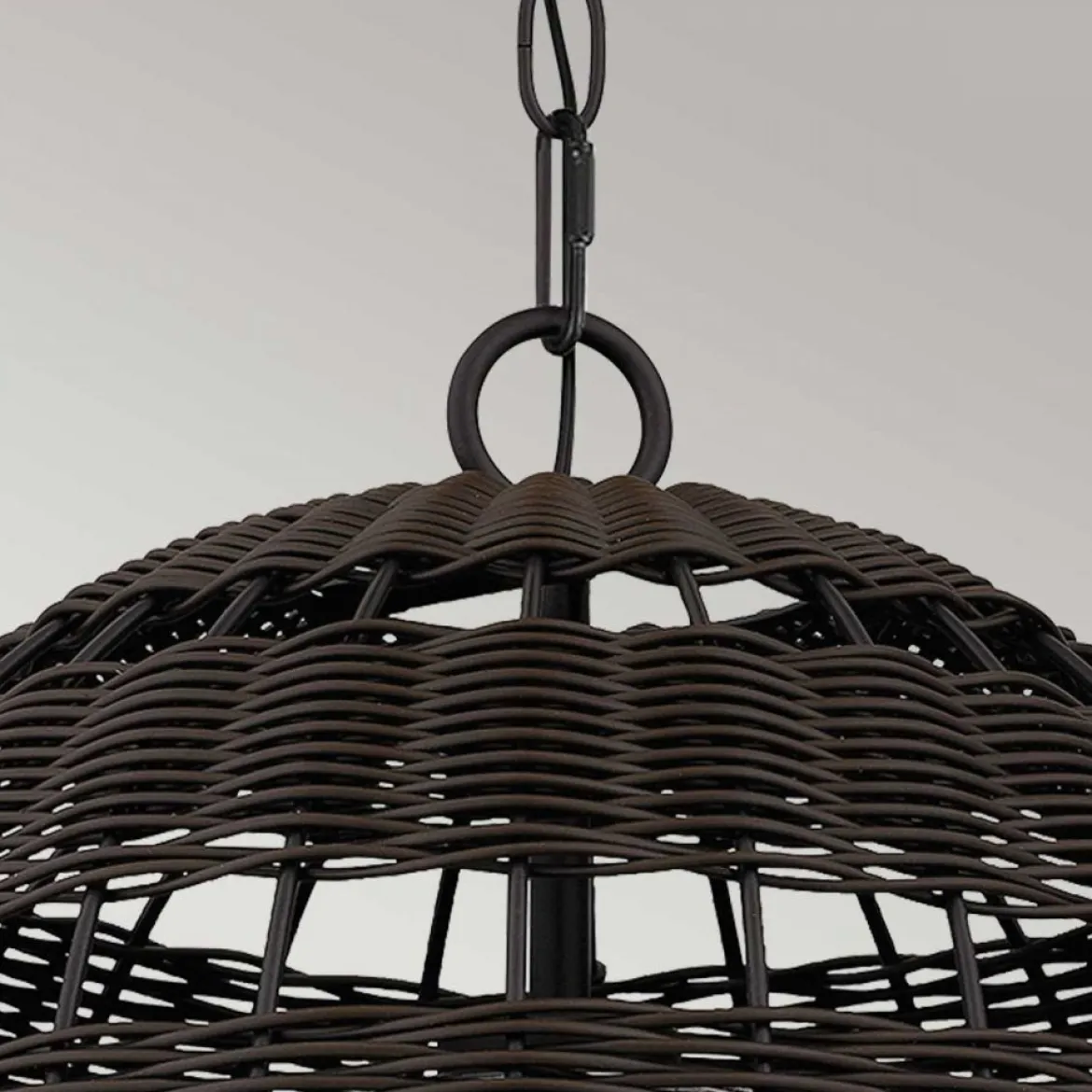 Elstead Lighting Lindendale Pendelleuchte 1-lammig Western Bronze 405mm