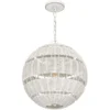 Elstead Lighting Lindendale Pendelleuchte 1-flammig Antikweiß 405mm