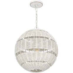 Elstead Lighting Lindendale Pendelleuchte 1-flammig Antikweiß 405mm
