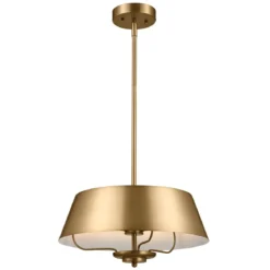 Elstead Lighting Luella Pendelleuchte Duo-Mount 3-Light Messing E14