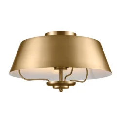 Elstead Lighting Luella Pendelleuchte Duo-Mount 3-Light Messing E14