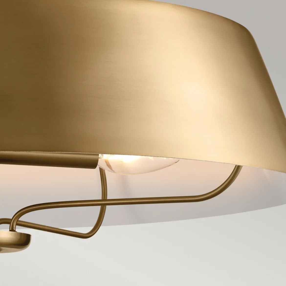 Elstead Lighting Luella Pendelleuchte Duo-Mount 4-Light Messing E14