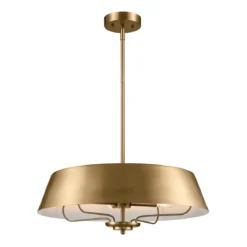 Elstead Lighting Luella Pendelleuchte Duo-Mount 4-Light Messing E14