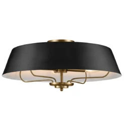 Elstead Lighting Luella Pendelleuchte Duo-Mount 4-Light Messing Schwarz E14