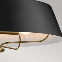 Elstead Lighting Luella Pendelleuchte Duo-Mount 4-Light Messing Schwarz E14