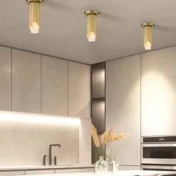 Elstead Lighting Marvele Pendelleuchte 1-flammig Messing Opalglas