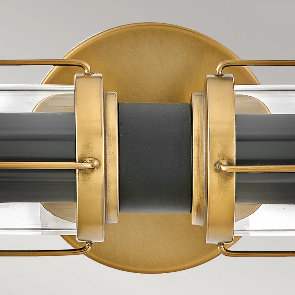 Elstead Lighting Masthead Wandleuchte 2-Light Messing Schwarz IP44 E27