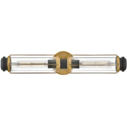 Elstead Lighting Masthead Wandleuchte 2-Light Messing Schwarz IP44 E27