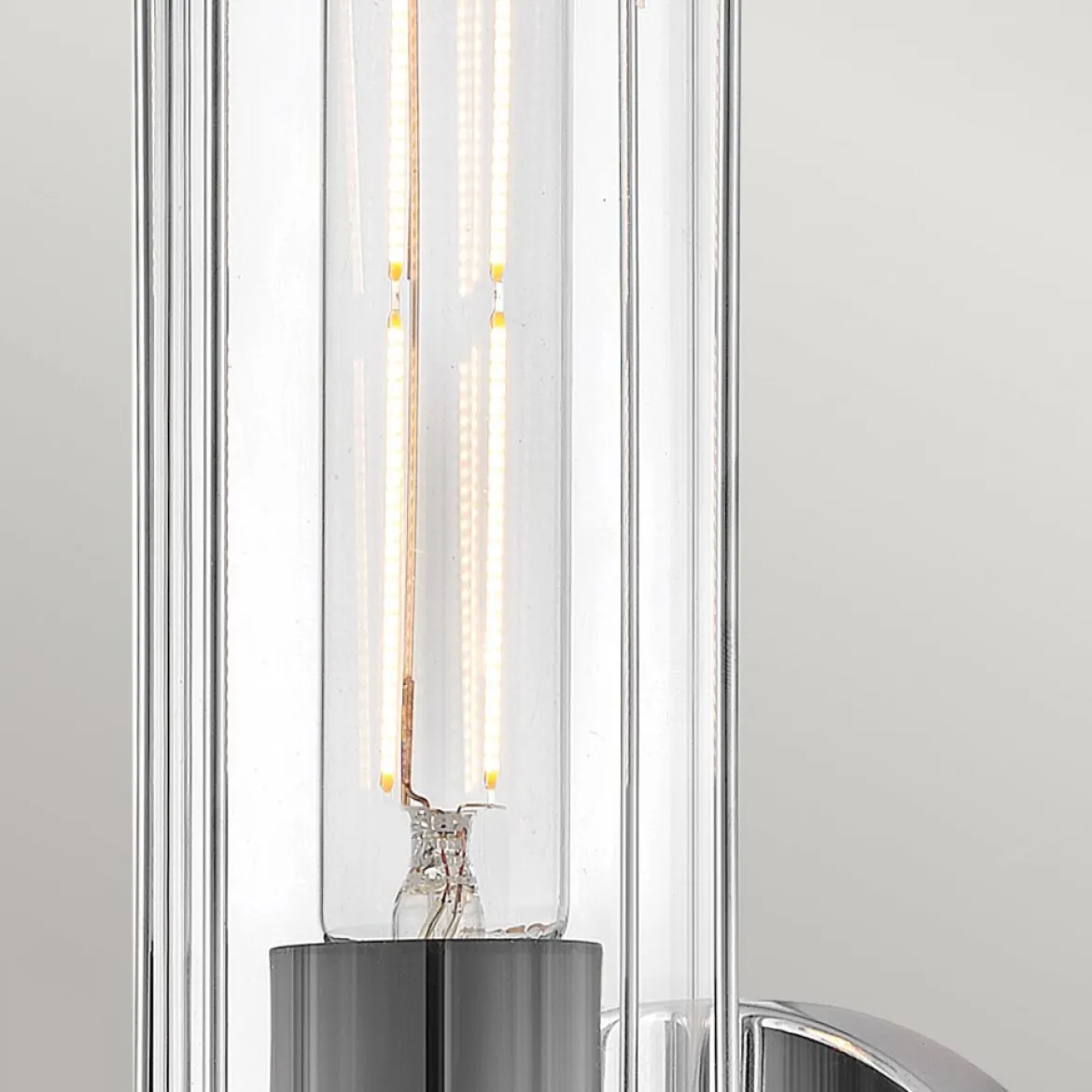 Elstead Lighting Masthead Wandleuchte 1-Light Chrom Schwarz IP44 E27