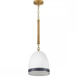 Elstead Lighting Nash Pendelleuchte 1-flammig Messing 25cm