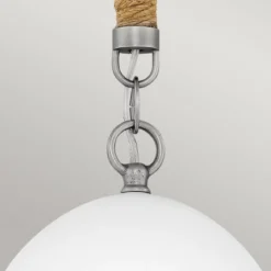 Elstead Lighting Nash Pendelleuchte 1-flammig Antik-Nickel 25cm