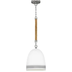 Elstead Lighting Nash Pendelleuchte 1-flammig Antik-Nickel 25cm