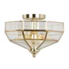 Elstead Lighting Old Park 2-Light Deckenleuchte Messing poliert 32cm E27