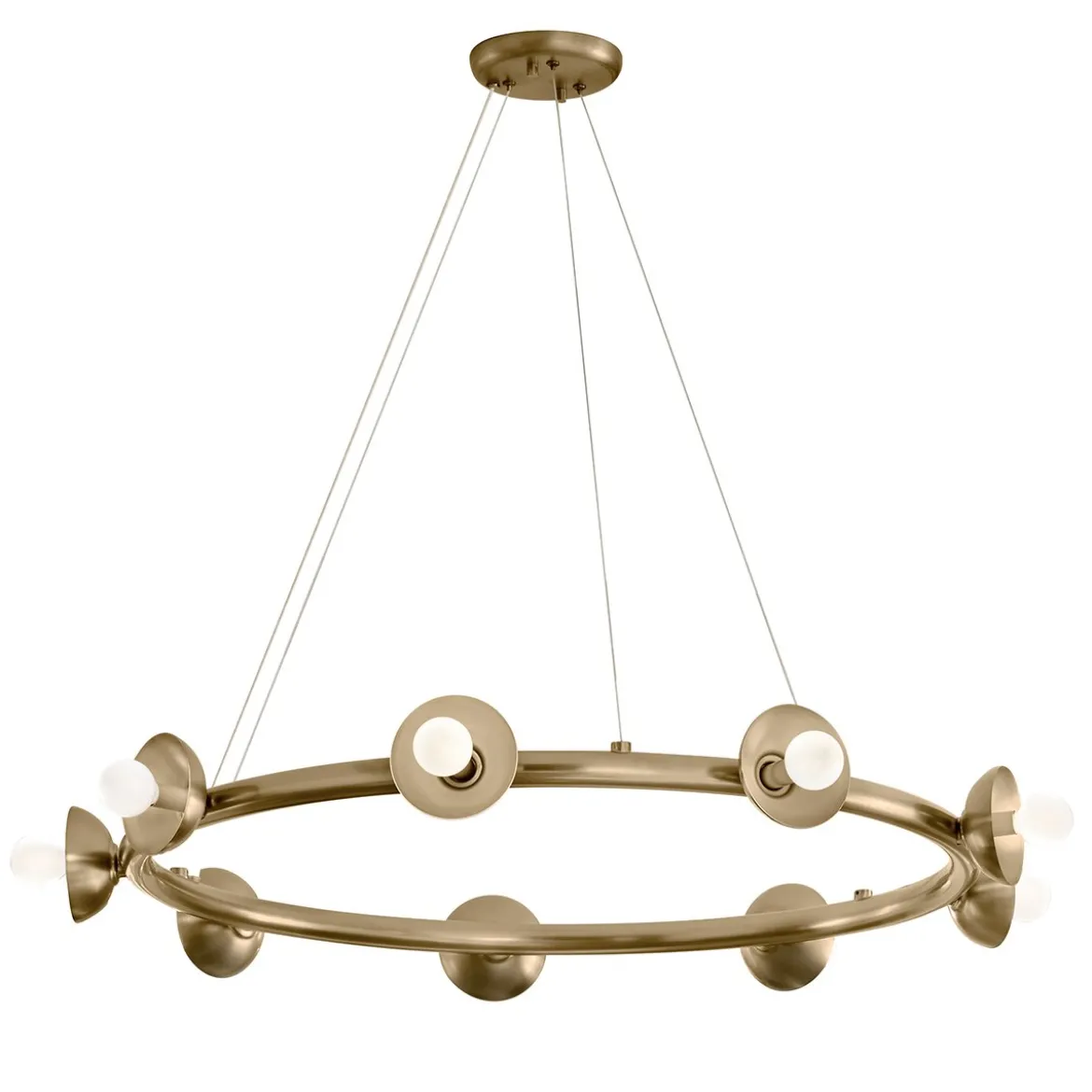 Elstead Lighting Palta Kronleuchter 9-flammig Champagnerbronze E14