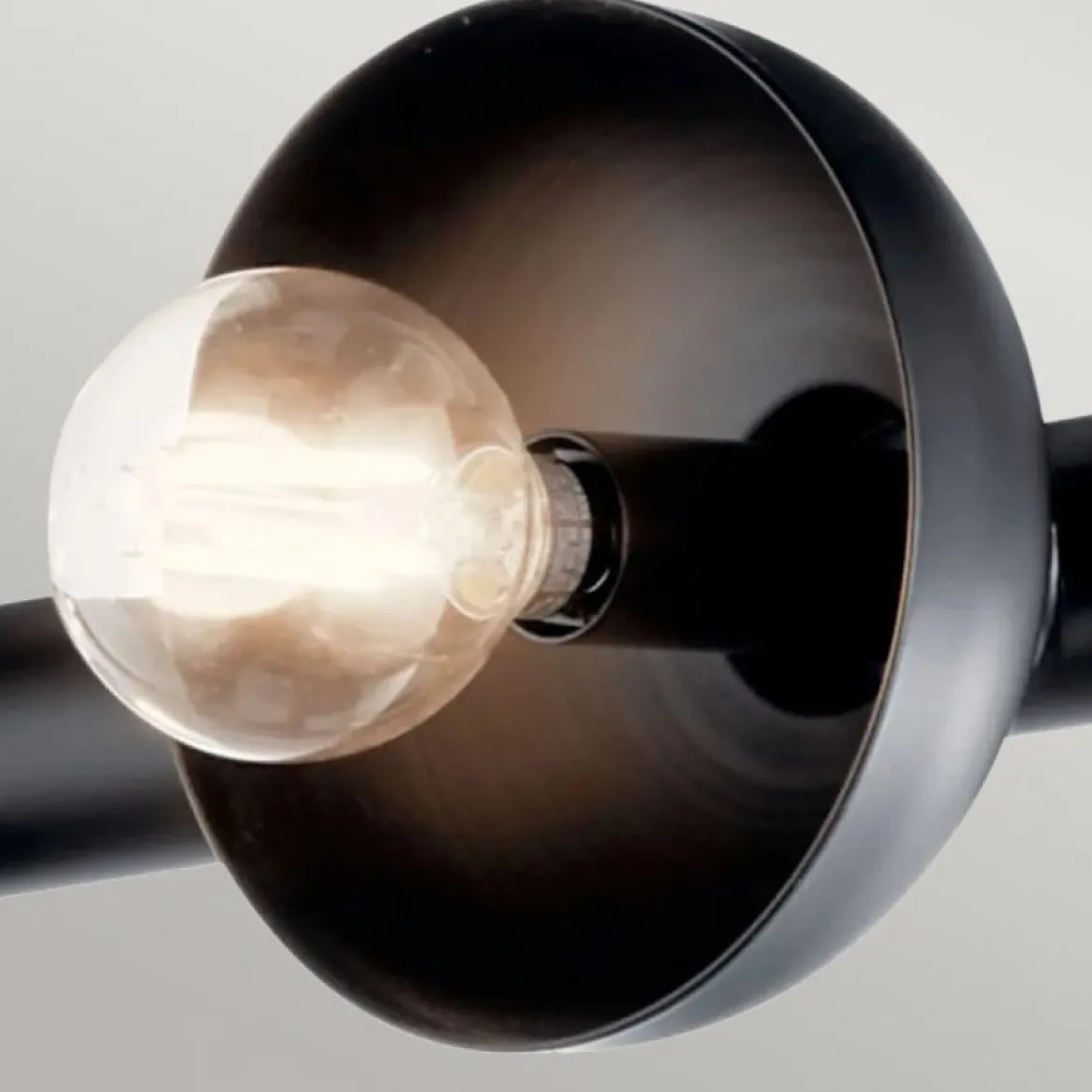 Elstead Lighting Palta Pendelleuchte 10-flammig Satinschwarz E14