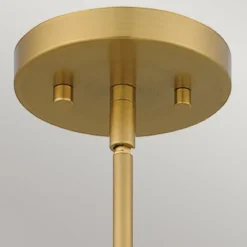 Elstead Lighting Pendelleuchte Mejia 1-flammig Messing weiß E27